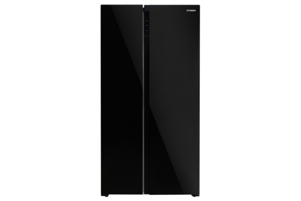  Холодильник Hyundai CS5003F черное стекло фото