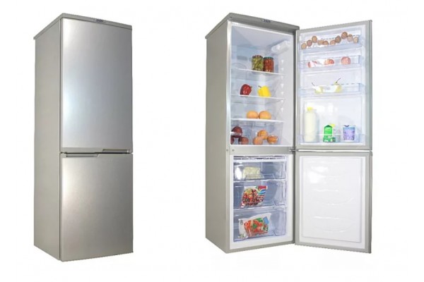  Холодильник с морозильником DON R-296 МI серебристый фото