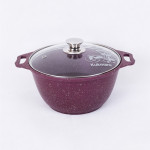 Кастрюля 3л со стеклянной крышкой, АП линия Trendy style (mystery) Kukmara к31tsm