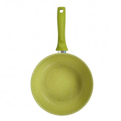 Сковорода Kukmara 220мм с ручкой, антипригарная линия Trendy style (Lime) 220tsl