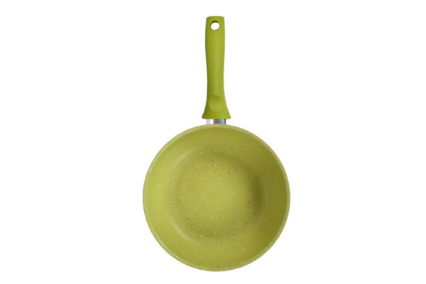  Сковорода Kukmara 220мм с ручкой, антипригарная линия Trendy style (Lime) 220tsl фото