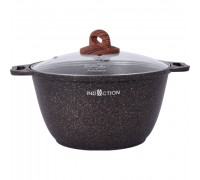 Кастрюля 4л со стекл. крышкой, АП линия Granit Ultra Induction (original) Kukmara кгои42а