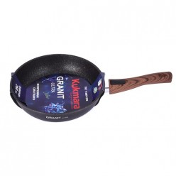 Сковорода Kukmara 260мм со съемной ручкой, антипригарная линия Granit ultra (Blue) сгг262а