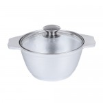 Кастрюля Kukmara 1л со стеклянной крышкой к01