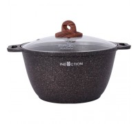 Кастрюля 3л со стекл. крышкой, АП линия Granit Ultra Induction (original) Kukmara кгои32а