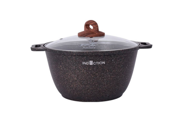  Кастрюля 3л со стекл. крышкой, АП линия Granit Ultra Induction (original) Kukmara кгои32а фото