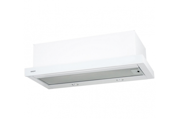  Вытяжка встраиваемая AKPO WK-7 Light eco twin glass 60 см. черный фото
